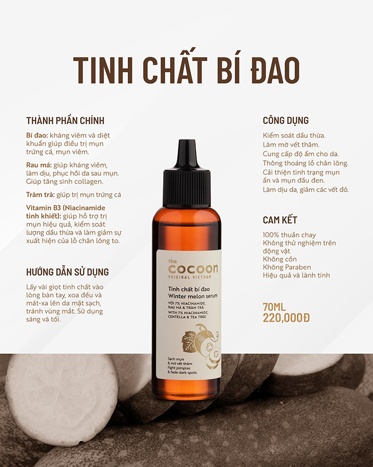 tinh chất bí đao